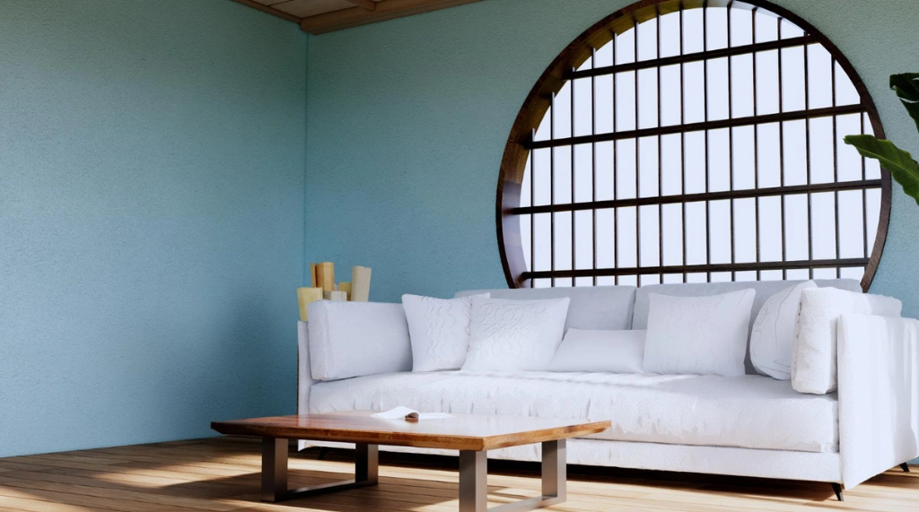 Cat Rumah Minimalis Warna Biru Muda Pastel