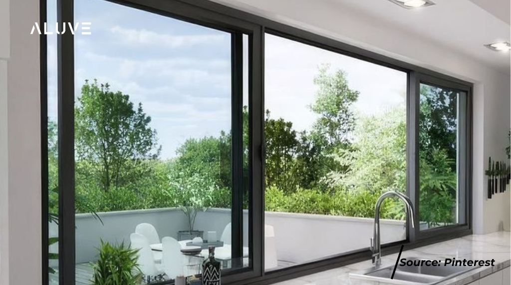 Jendela Aluminium Geser