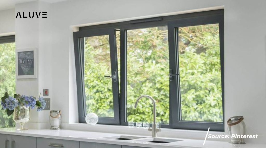 Jendela Aluminium Tilt and Turn