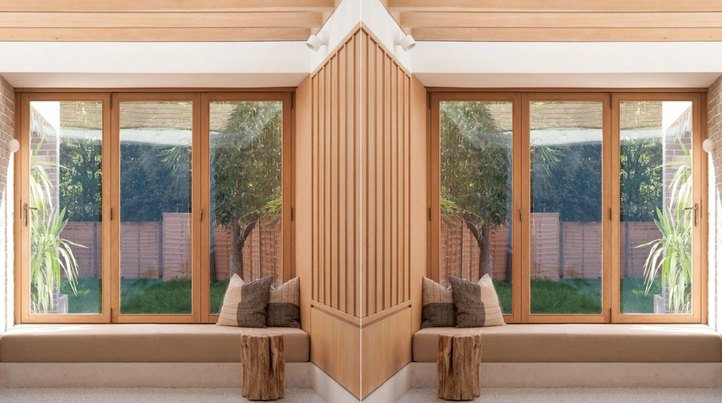 Jendela Kayu Minimalis Casement Bergaya Skandinavia