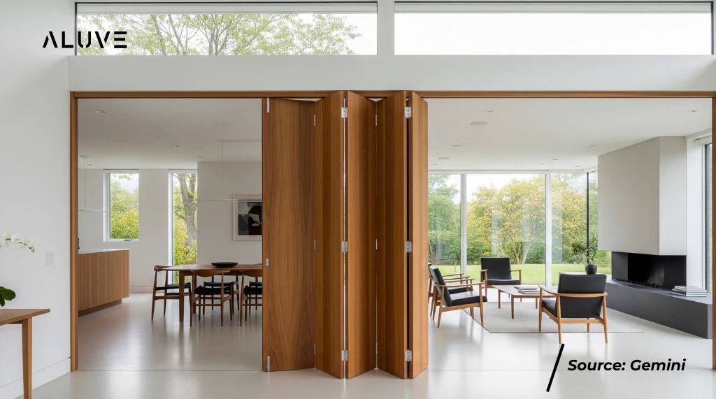 Jenis Pintu Lipat Kayu