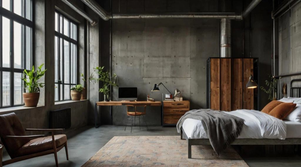 Kamar Tidur Industrial