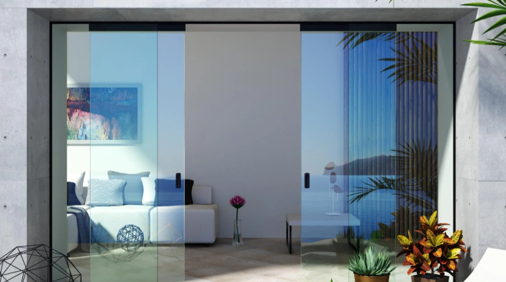 Pintu Geser Aluminium Slim Frame