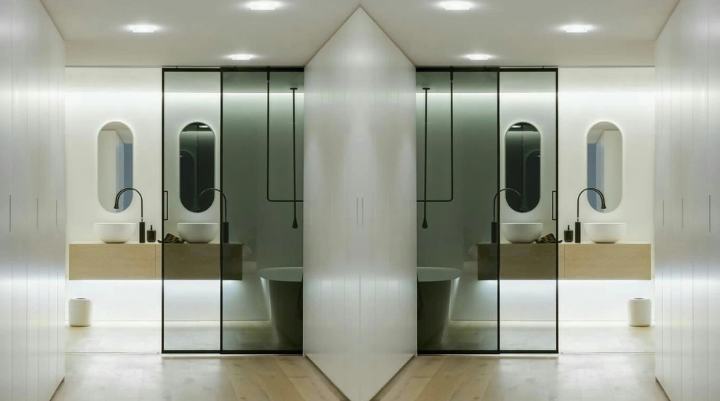Pintu Kamar Mandi Kaca Sliding Minimalis