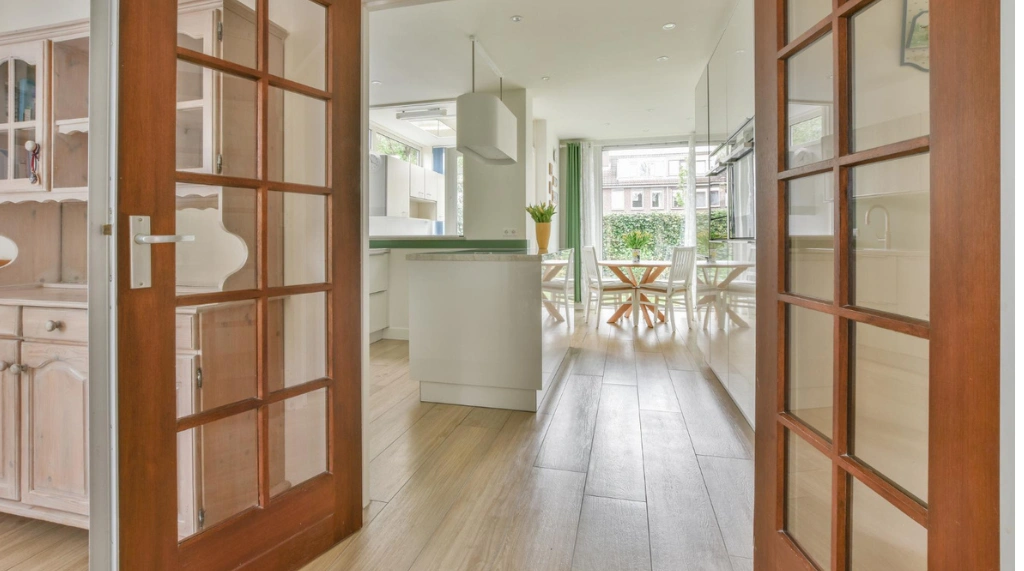 Pintu Kupu Tarung Motif Brown Oak