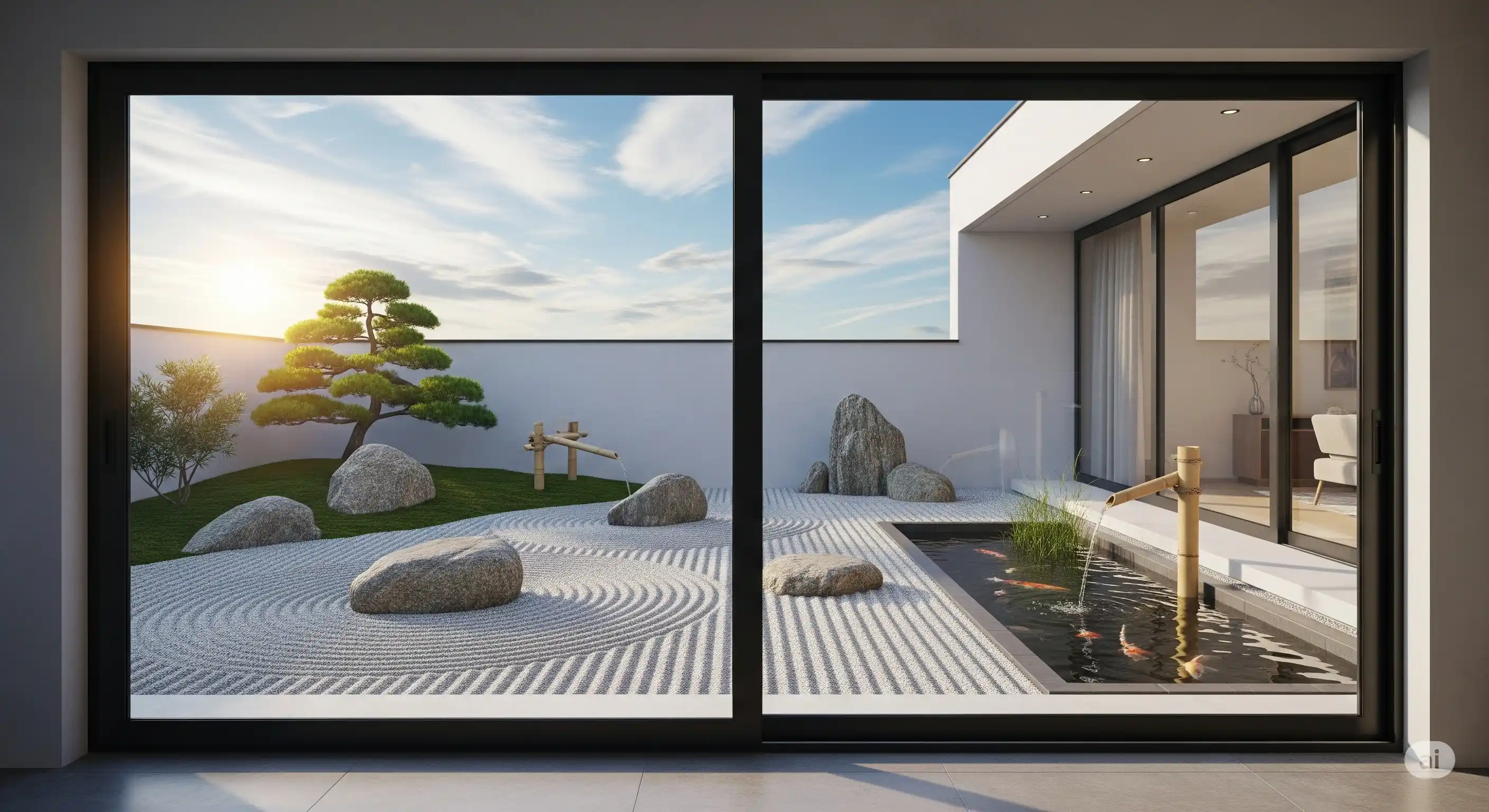 Pintu Sliding Aluminium Bingkai Ramping