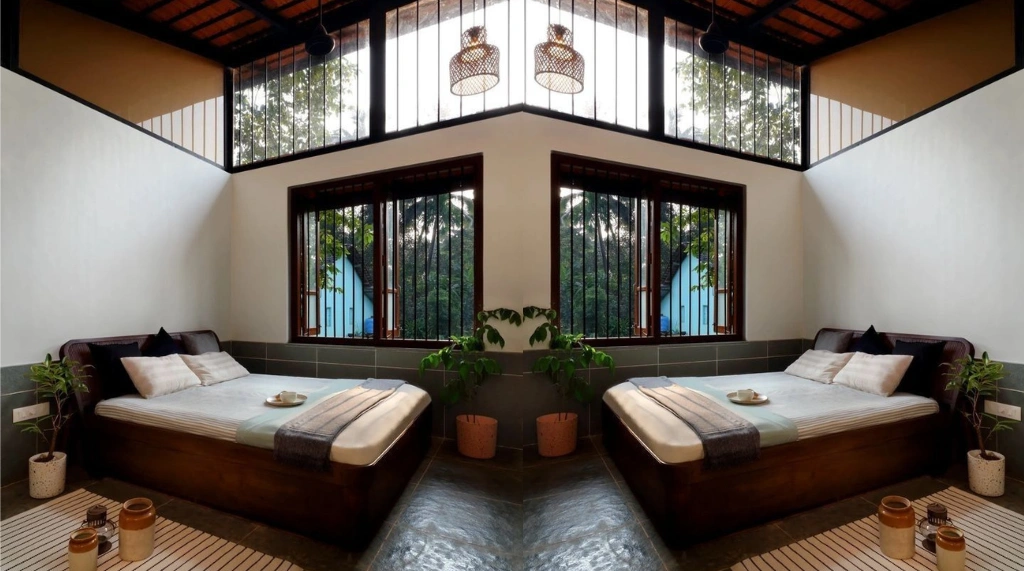 Teralis Jendela Minimalis Terbaru untuk Kamar Tidur Plafon Tinggi